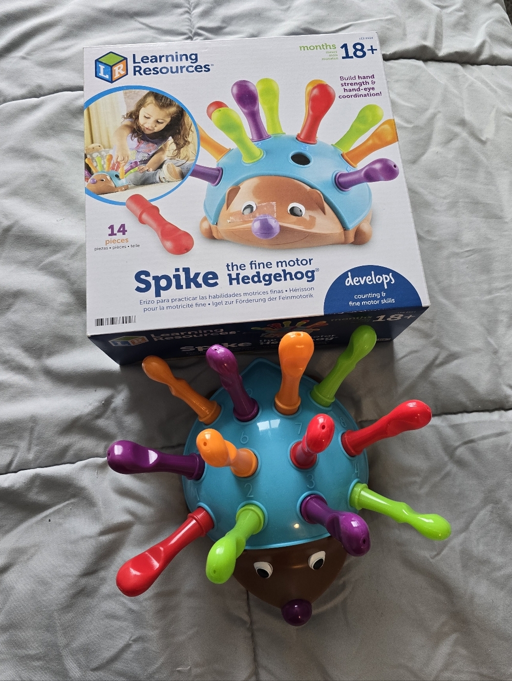 Hedgehog Counting Fine Motor Skills Toy